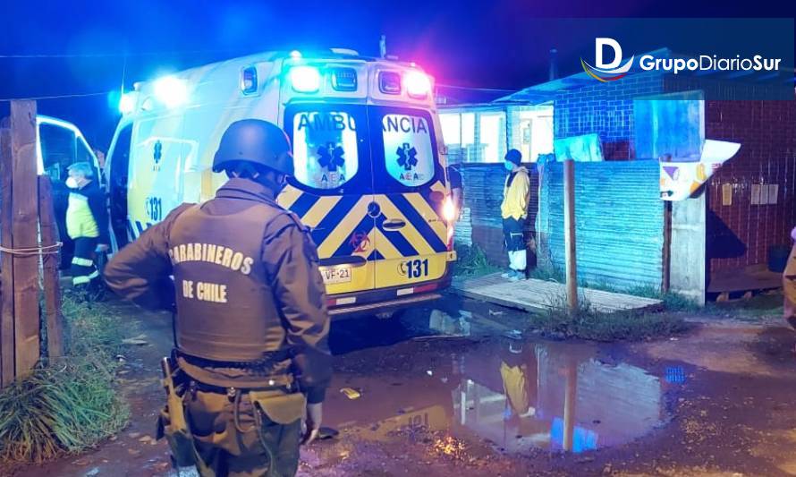 Dos detenidos tras violenta riña en domicilio de Osorno