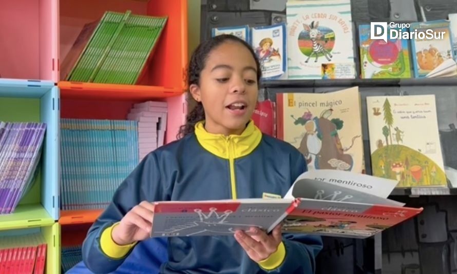 Alumna de Panguipulli representará a Los Ríos en concurso nacional de lectura