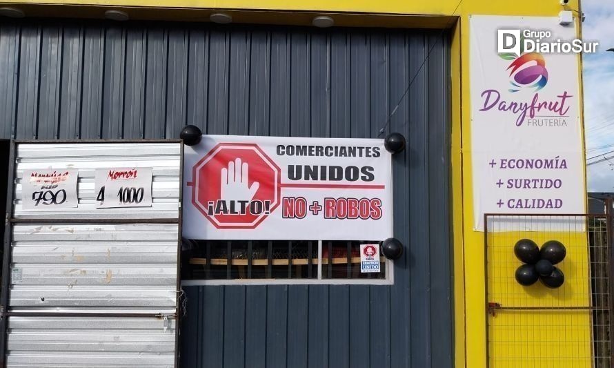 Mariquina anuncia acciones para combatir alza de robos a locales comerciales